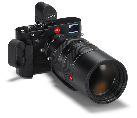 Leica M R70 180mm lens handgrip EVF Adobe Camera Raw 7.3 release candidates now with Leica R lenses support