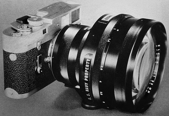 Leica Elcan 90mm f1.0 lens - 