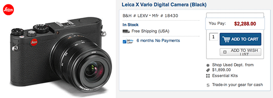 Leica-X-Vario-camera-price-drope-sale