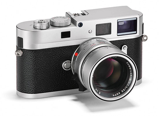 Leica-M-Monochrom-camera-with-silver-chrome-finish