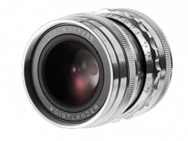Voigtländer 35mm f:1.7 Ultron VM lens silver 2
