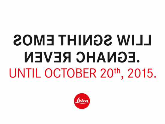 New Leica Camera teaser for October 20th