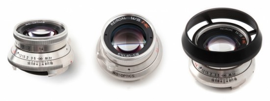 MS-Optics Reiroal M 35mm f:1.4 MC Platinum Chrome lens