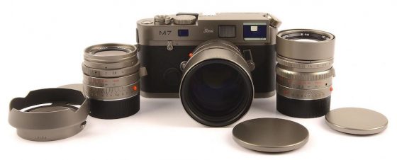 Leica M7 Titanium 3 lens set