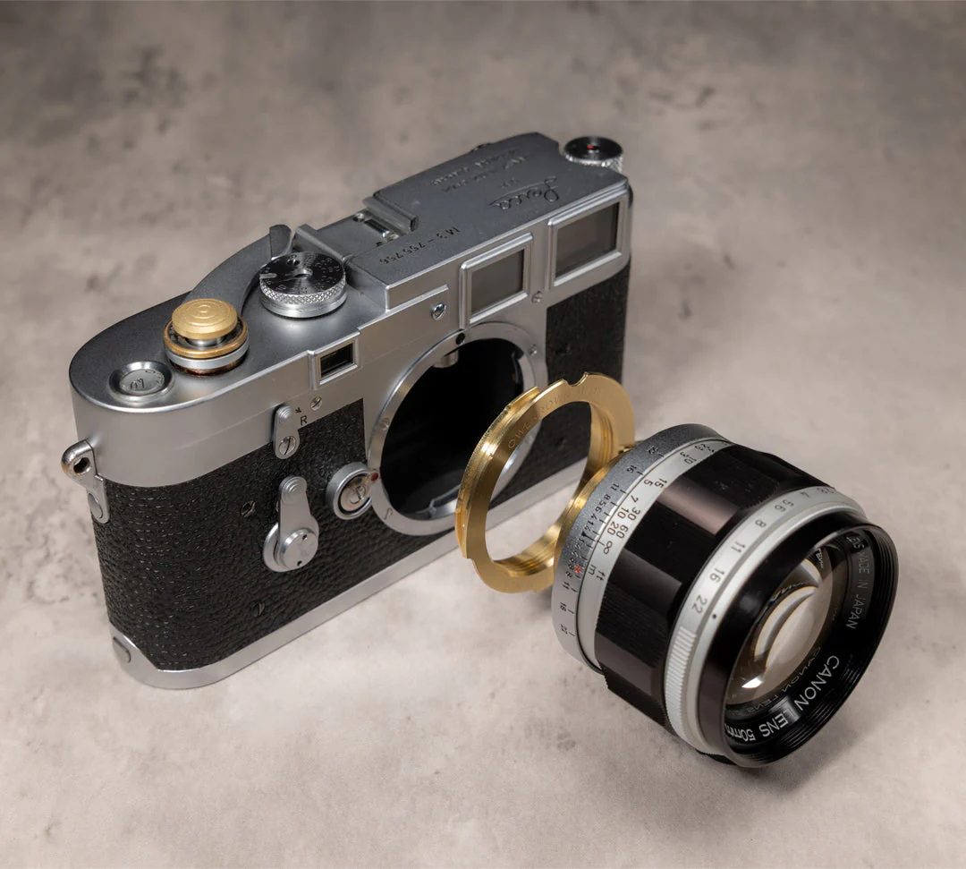 Appareil Photo Canon 7 (LTM/Leica Screw Mount) Argenté, Télémétrique 35 Mm