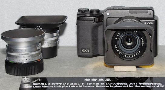 Ricoh shows GXR M-mount cartridge at the CP+ show in Japan - Leica Rumors