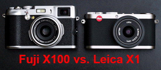 Fuji X100 vs. Leica X1 comparison review