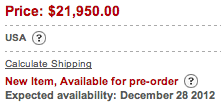 Leica S shipping date