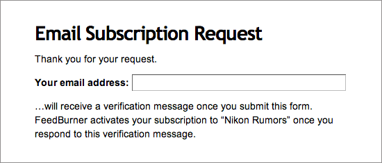 Nikon-Rumors-email-subscription