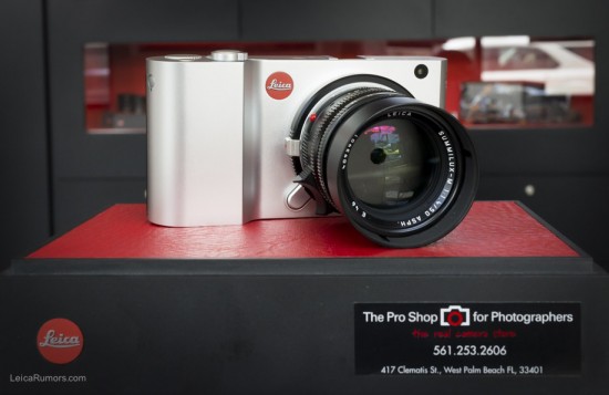 Leica T camera with M adapter