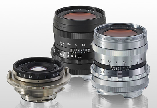 New Voigtländer lenses: 35mm f/1.7 Ultron, 40mm f/2.8 Heliar and 15mm f ...