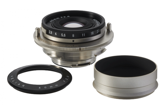 Voigtländer 40mm f:2.8 Heliar lens