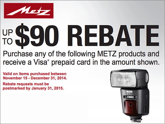 Deal Of The Day Up To 90 Rebates On Leica Compatible Metz Flashes 