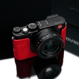Gariz-alcantara-AT-DLUX-half-case-for-Leica-D-LUX-camera-red-2