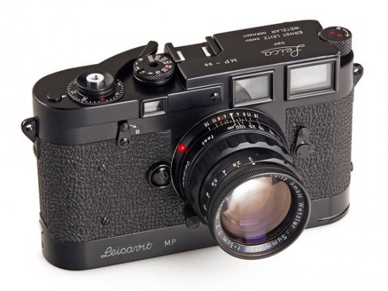 black paint Leica MP-99 from 1957