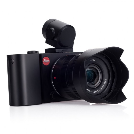 Leica T cameras lens and Visoflex bundle black