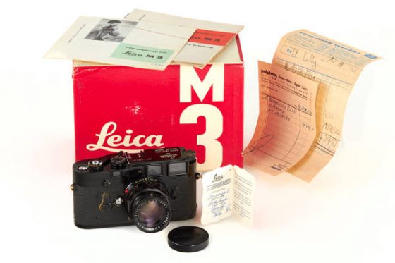 Leica M3 black paint camera
