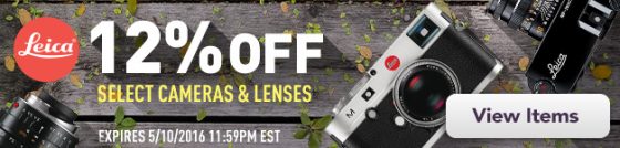 savings on Leica gear will end on May 10th