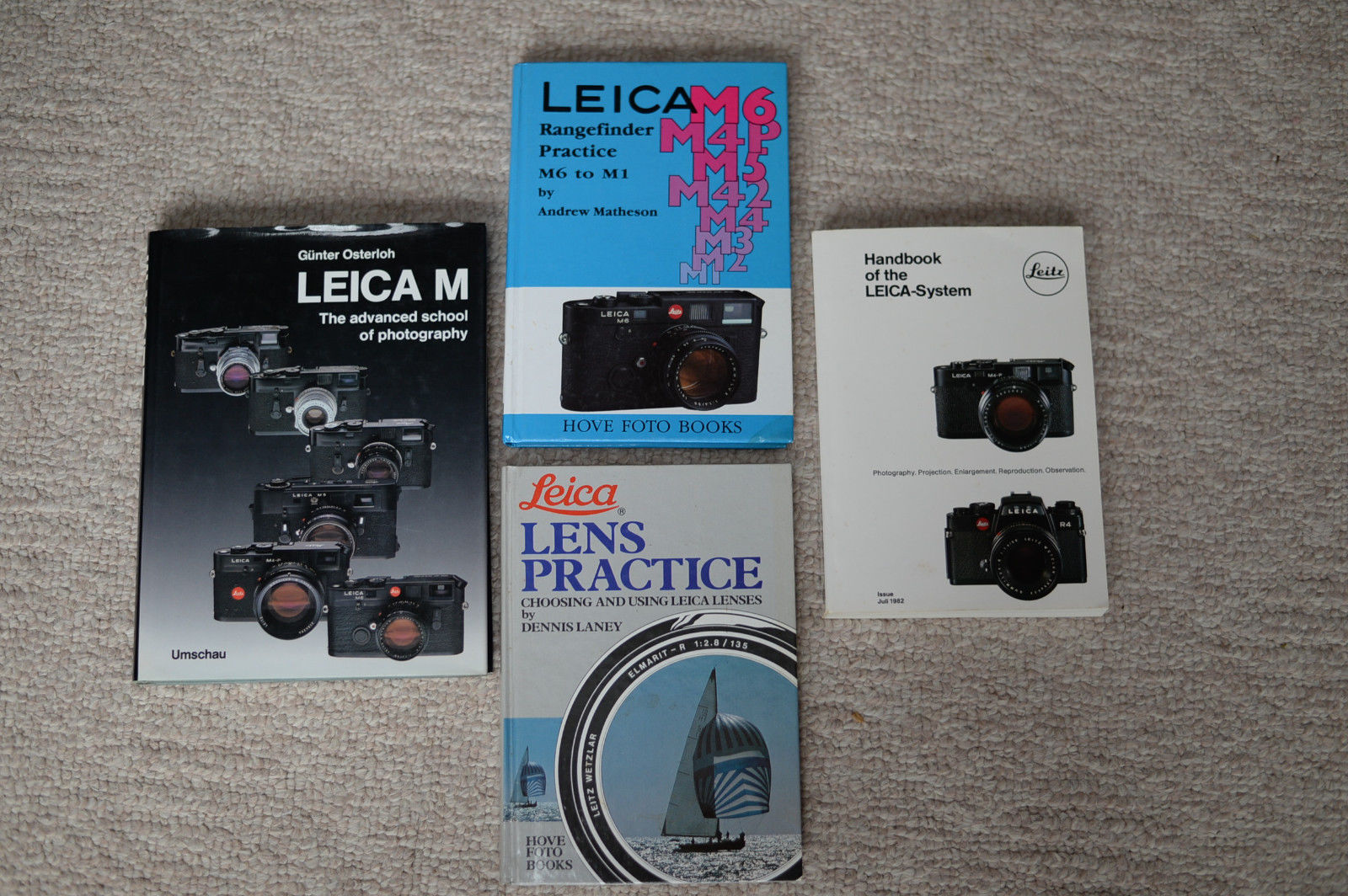 Leica Lens Brochure for M Series Cameras 1975 More Catalogues & Booklets Listed 