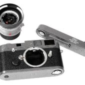 Leica MP Hammertone with 35mm Summicron-M and Leicavit LHSA 30th Anniversary Speical Edition