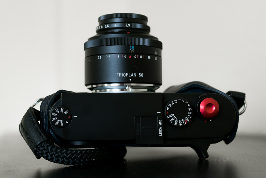 Meyer Optik Görlitz Trioplan 50mm f/2.9 lens for Leica M-mount 