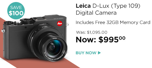 Leica D-Lux (Typ 109) camera now $100 off - Leica Rumors