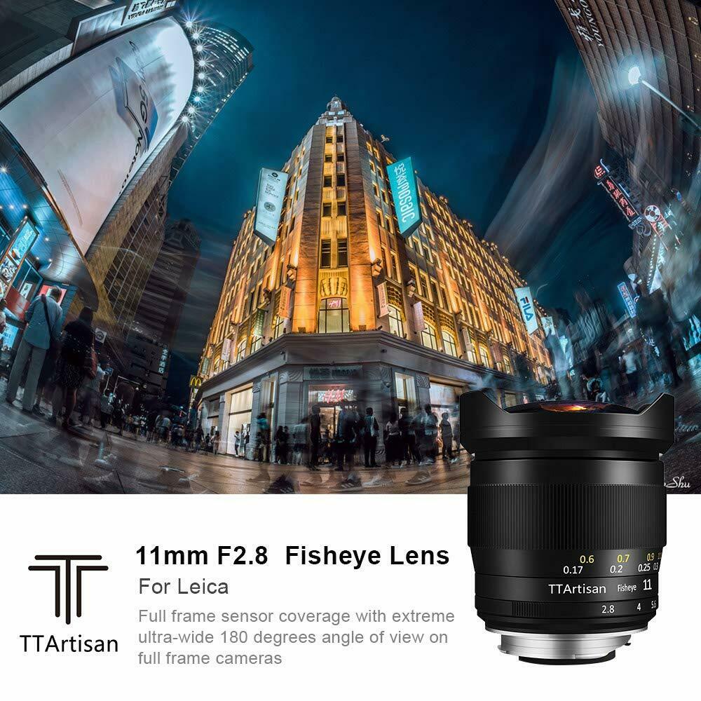 The TTArtisan 11mm f/2.8 fisheye lens is now also available for