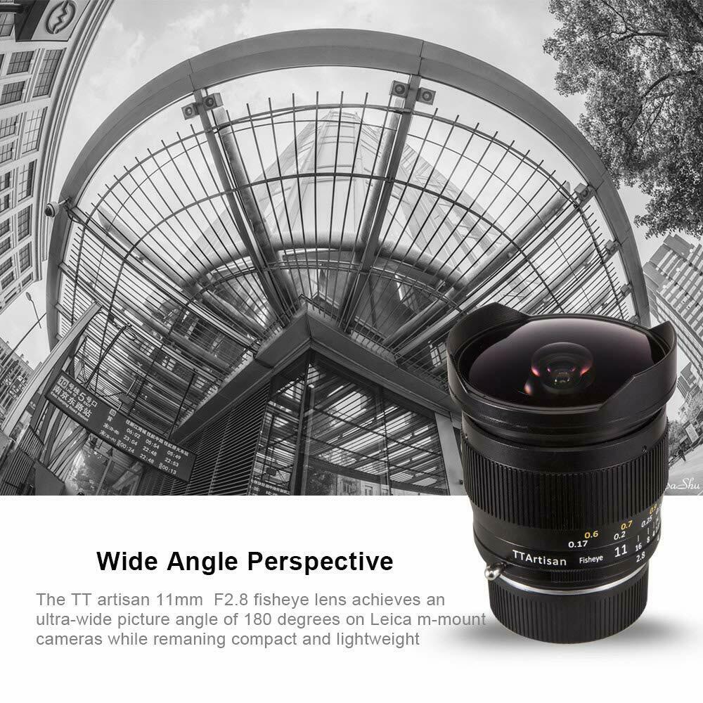The TTartisan 11mm f/2.8 fisheye lens is now available for sale in