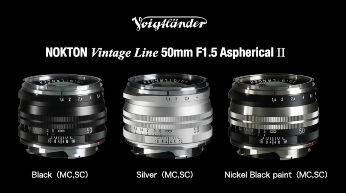 The new Voigtlander Nokton Vintage Line 50mm f/1.5 Aspherical II