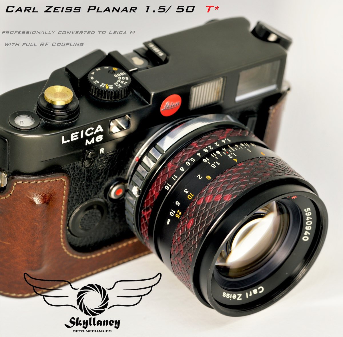 Skyllaney S Mkii Conversion Of The Carl Zeiss 50mm F 1 4 Planar T Lens Is Now Available Leica Rumors