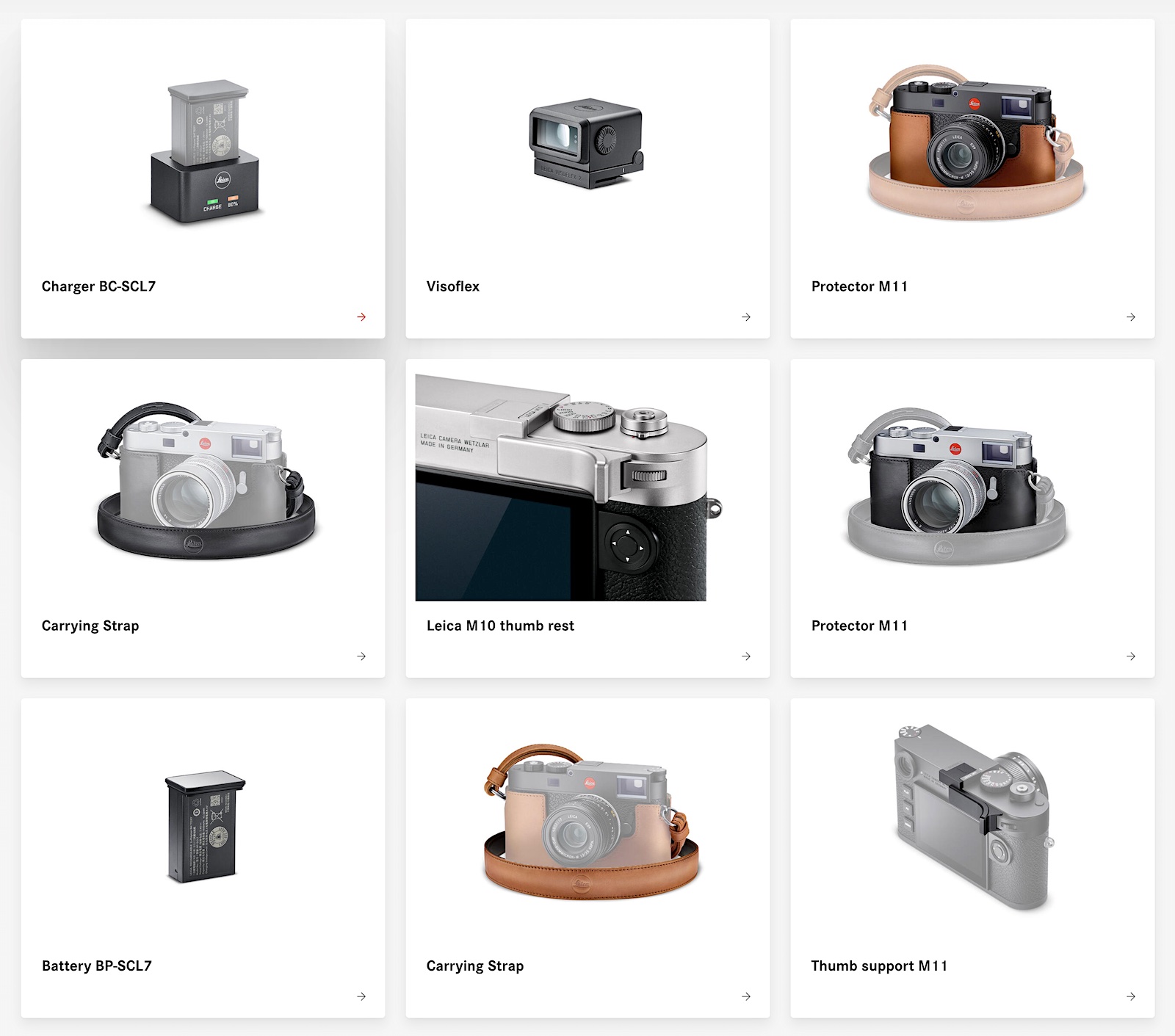 Leica M11 camera accessories -