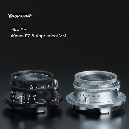 The new Voigtlander HELIAR 40mm f/2.8 Aspherical lens for VM and 