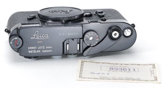 Leica M3 black paint (1960)