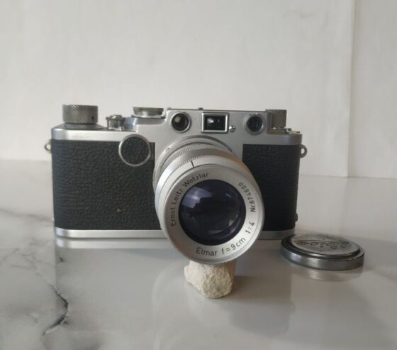 Leica II f + Lens Elmar 9 Cm