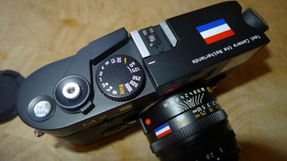 Leica M7 testcamera Dutch Flag + extreem zeldzame Leica Summicron Lens 2/50mm Nederlandse vlag