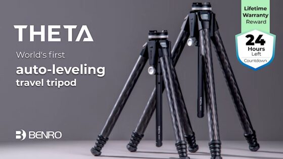 The Benro Theta self-leveling intelligent modular tripod raised over $1.5M (get a free lifetime warranty for a limited time)