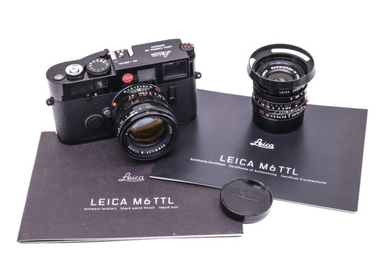 The Leica M6 TTL Millennium Edition set  SOLD $19,000