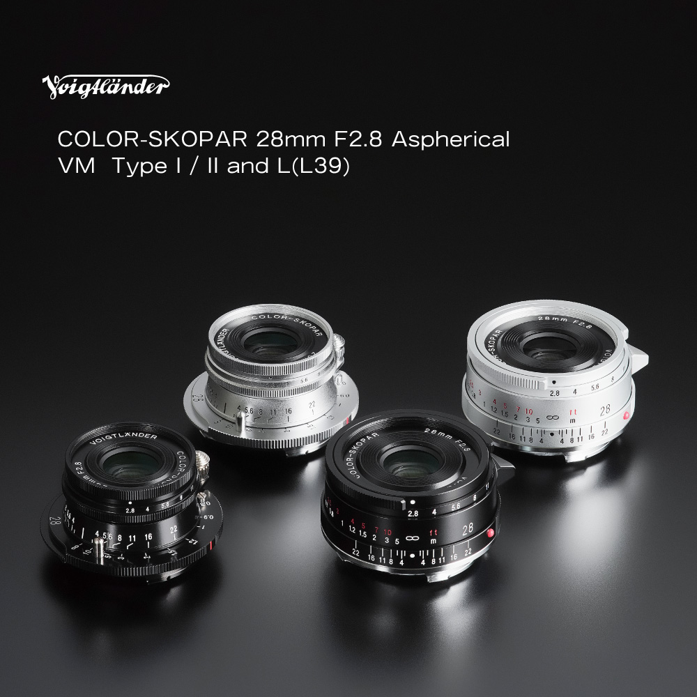 Three new Voigtlander COLOR-SKOPAR 28mm f/2.8 Aspherical lenses VM