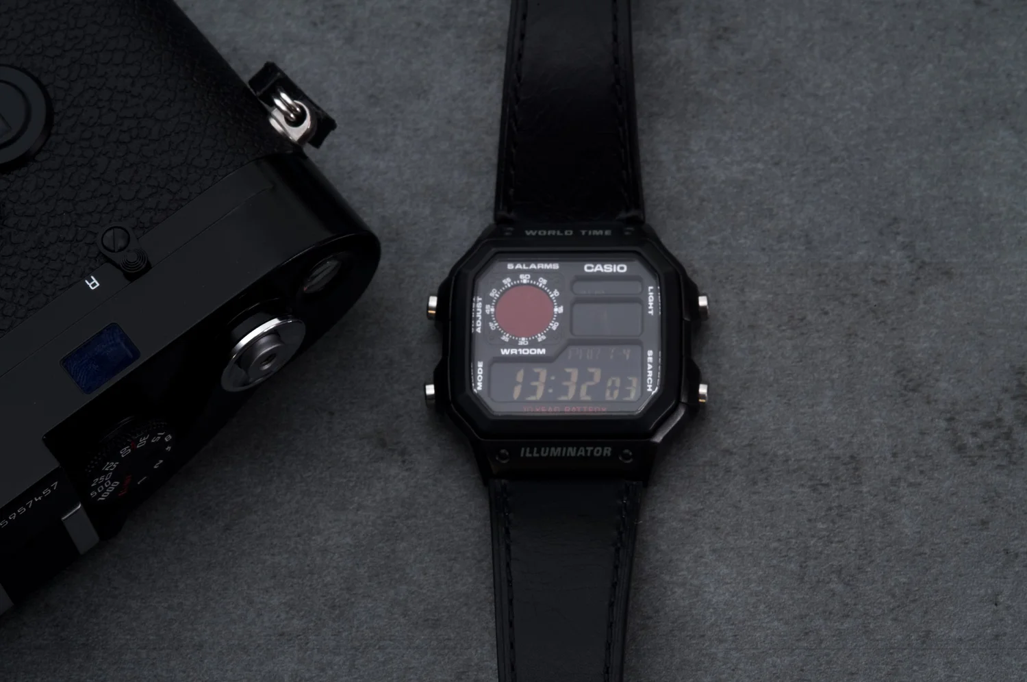 The custom Casio M-Edition watch inspired by Leica M cameras is 