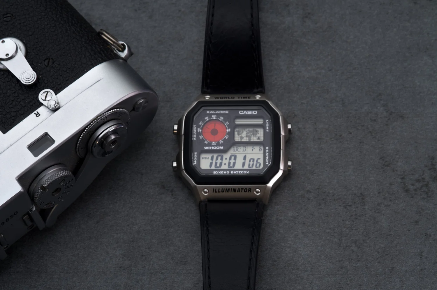The custom Casio M-Edition watch inspired by Leica M cameras is 