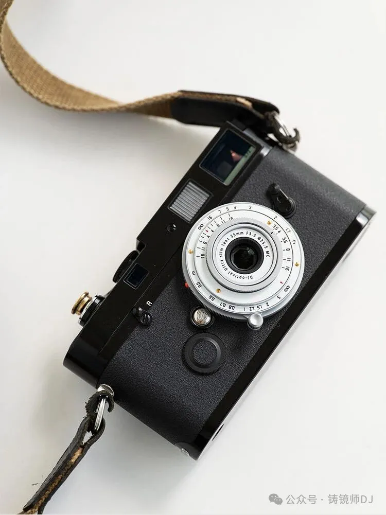 New DJ-Optical 35mm f/3.5 lens for Leica M-mount displayed at the