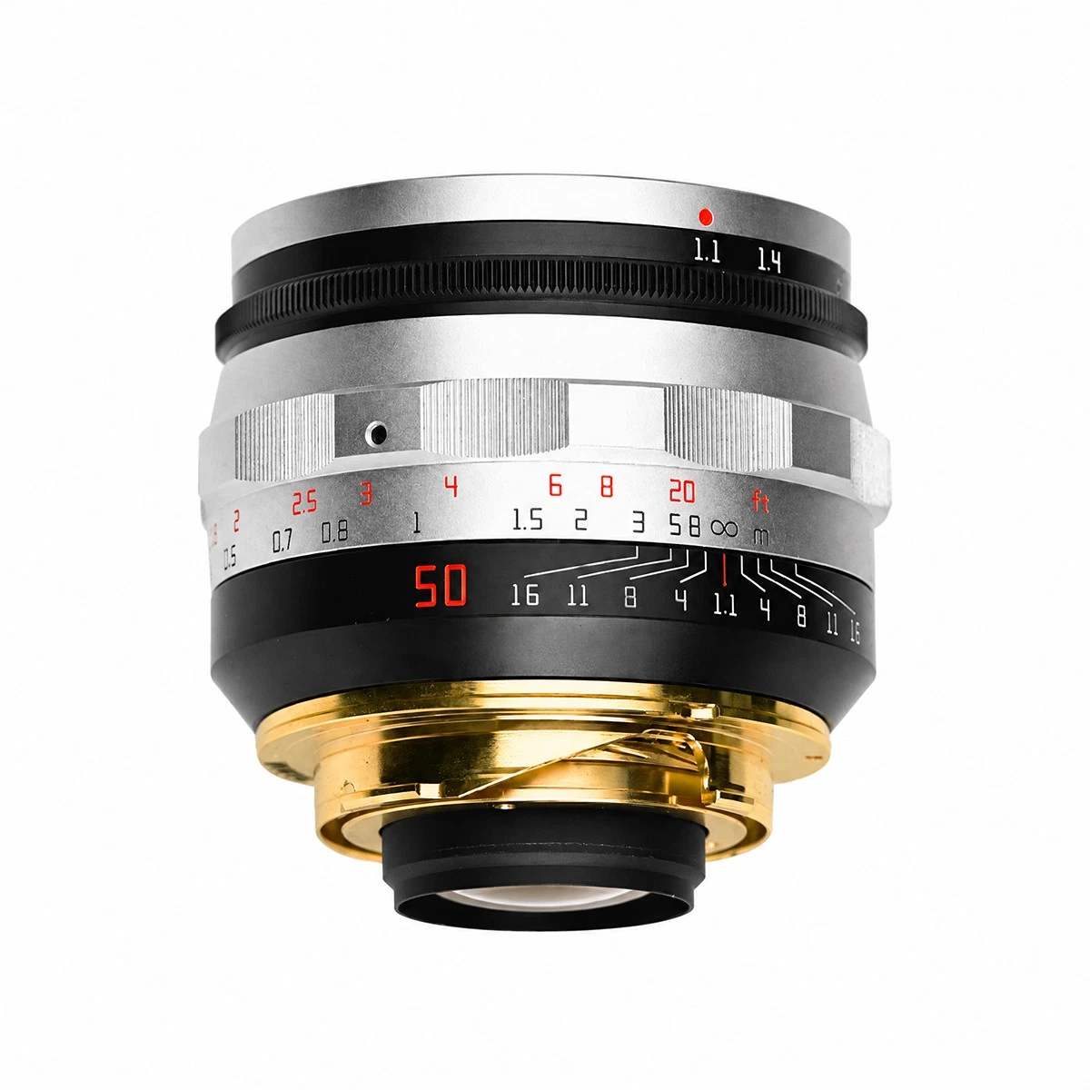 Lailens 50mm f/1.5 Kino Plasmat 렌즈 실버 버전